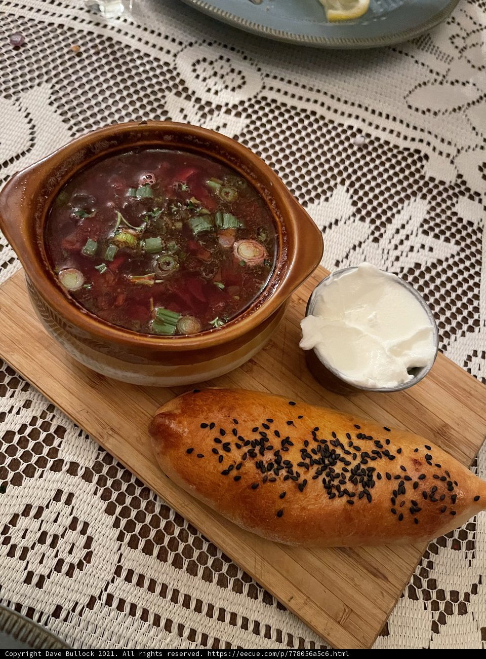 Satisfying Soup and Bread Spread