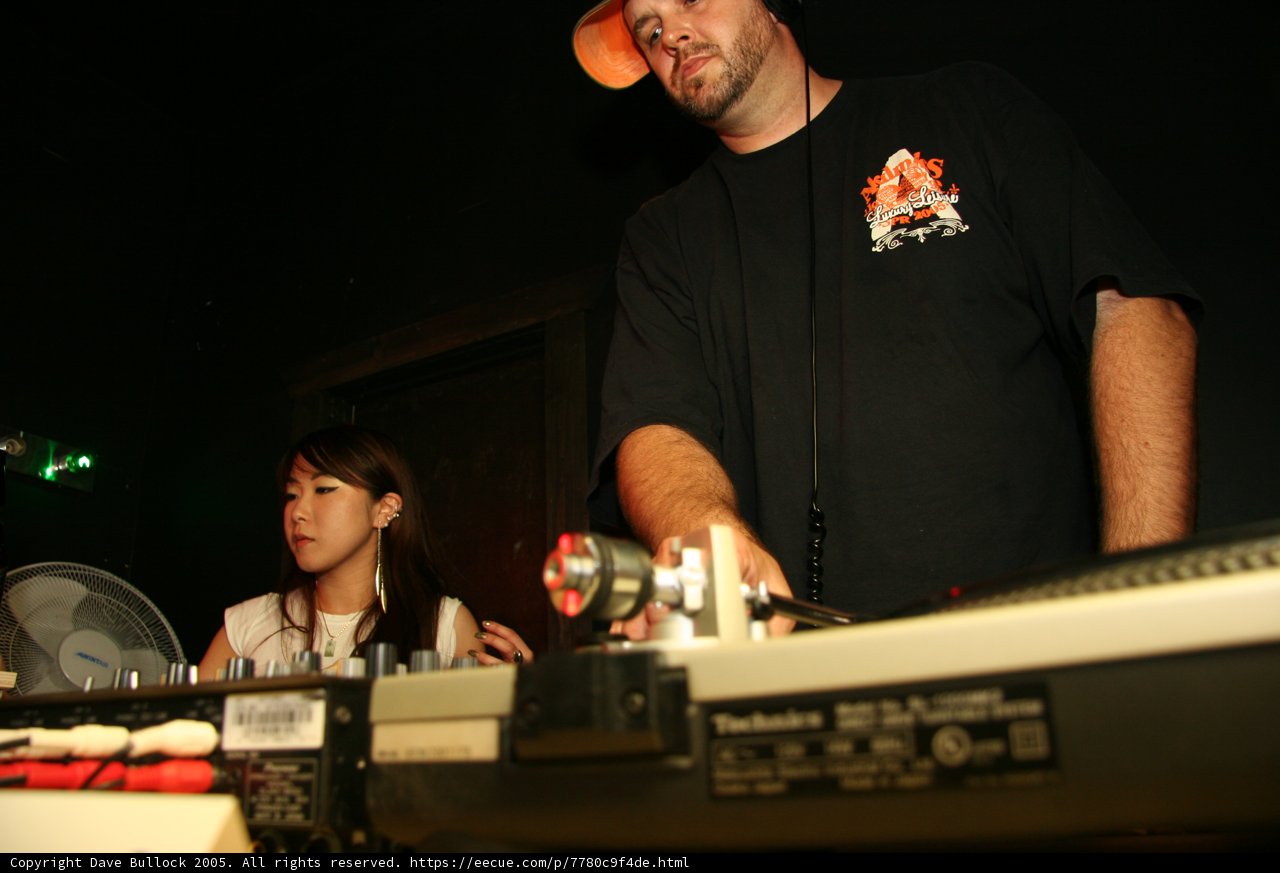 The DJ in black