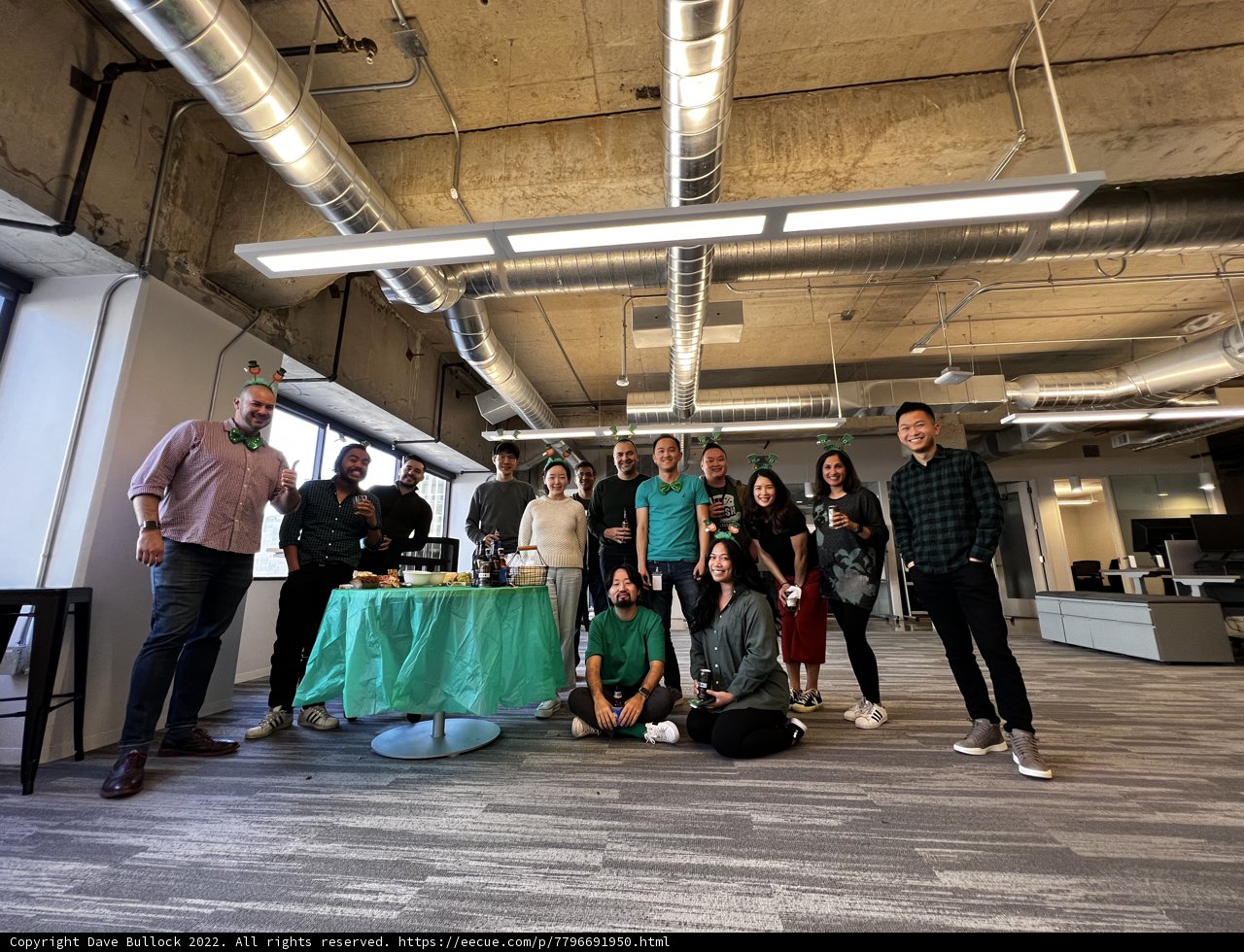 Office group photo op