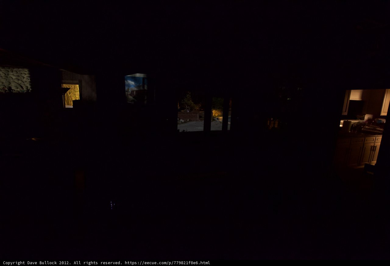 Illuminated Window in a Dark World