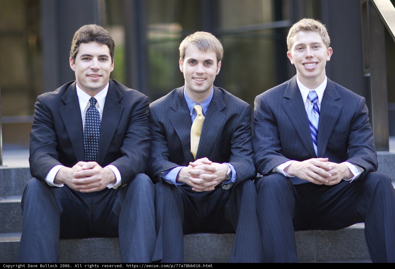 Three Dapper Gentlemen
