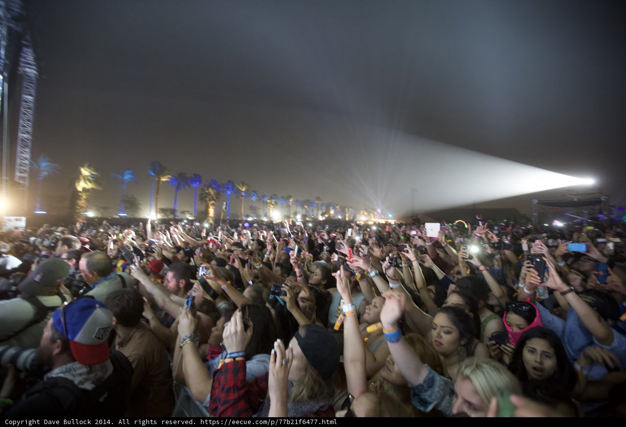 Night Sky Illuminated by the Crowd