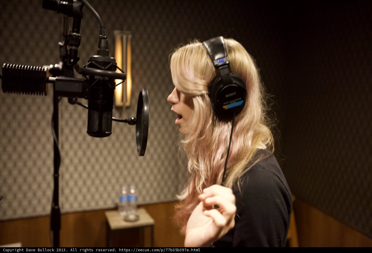 Studio Sessions with the Pink-Haired Songstress