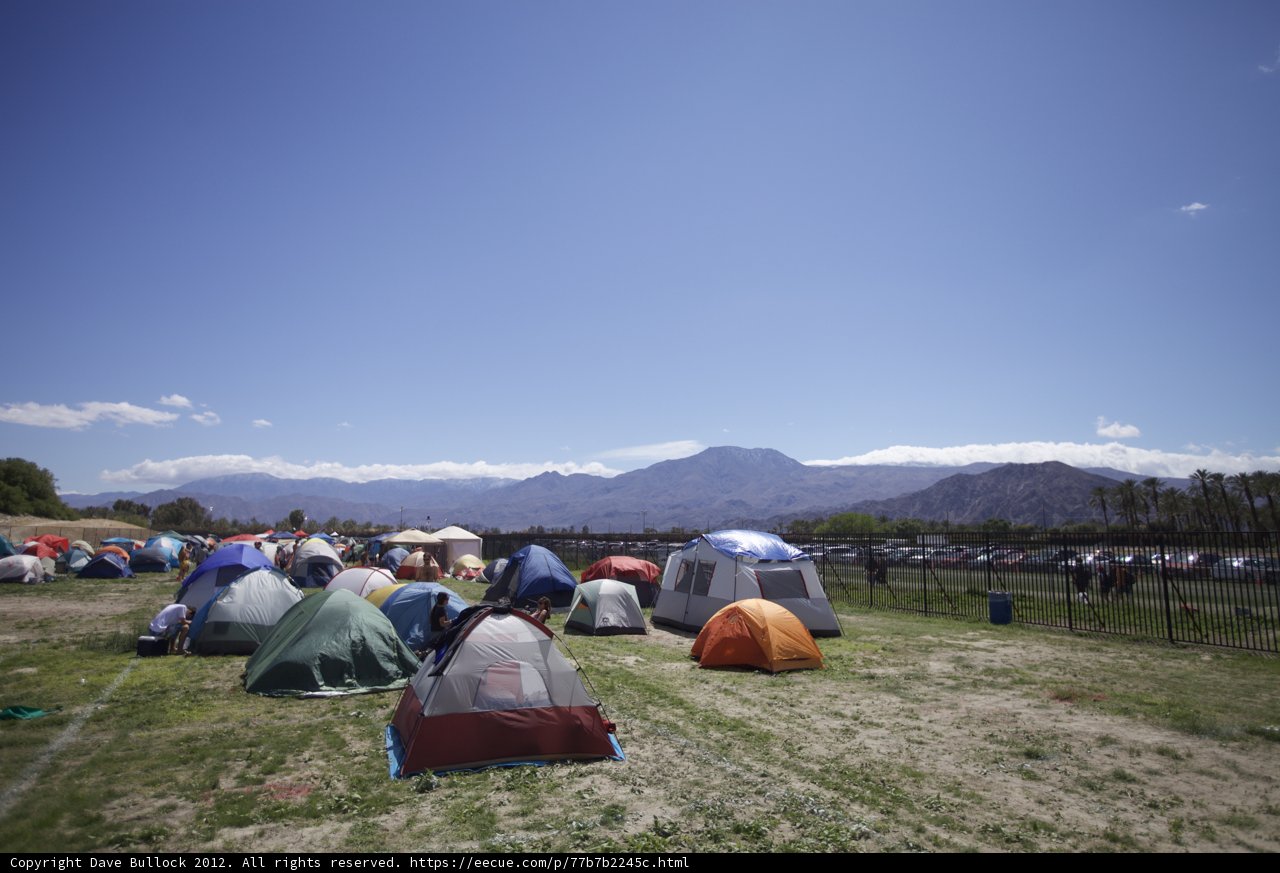 Tent City at Coachella