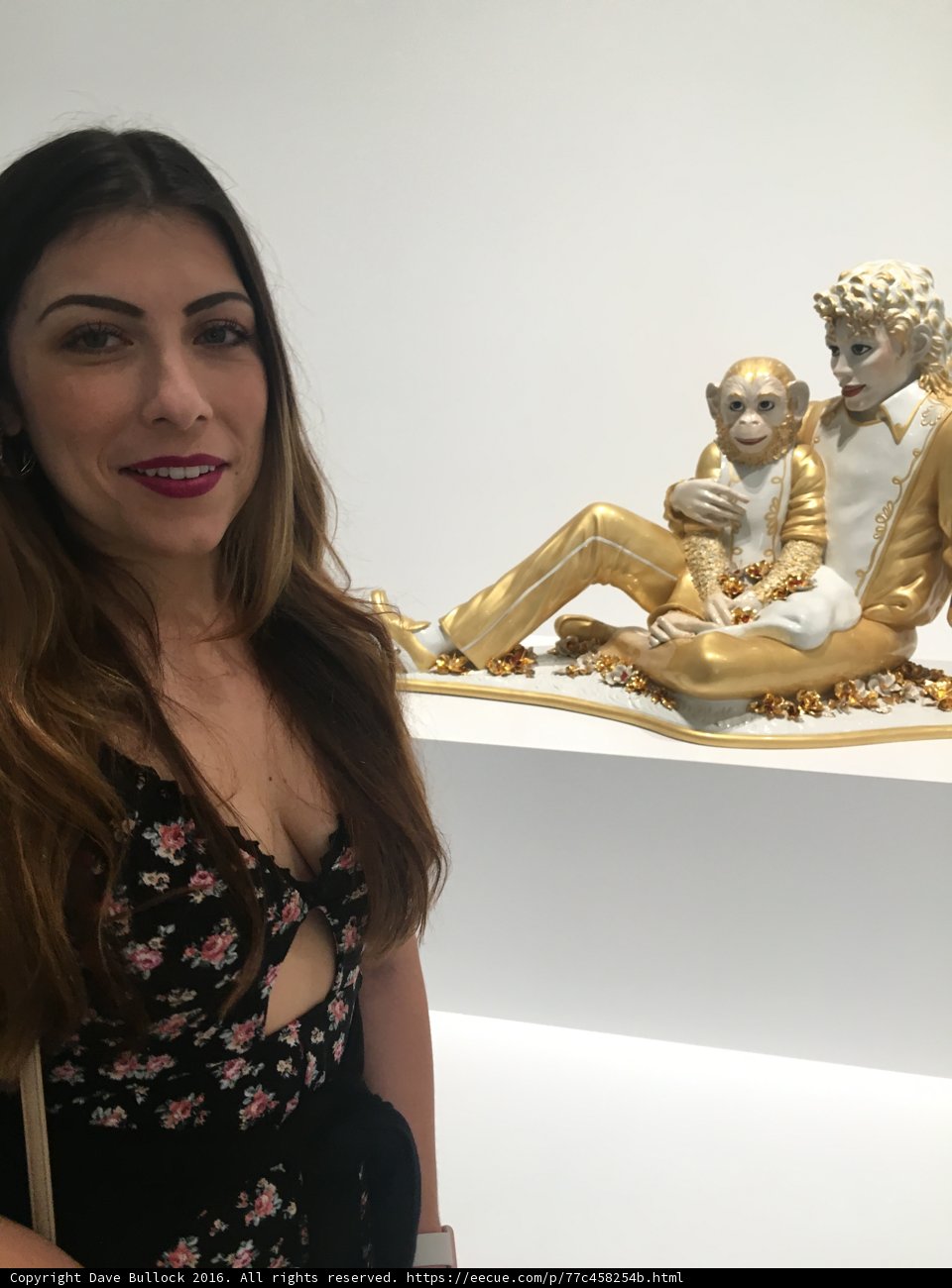 Evening Wear and Primate Sculpture