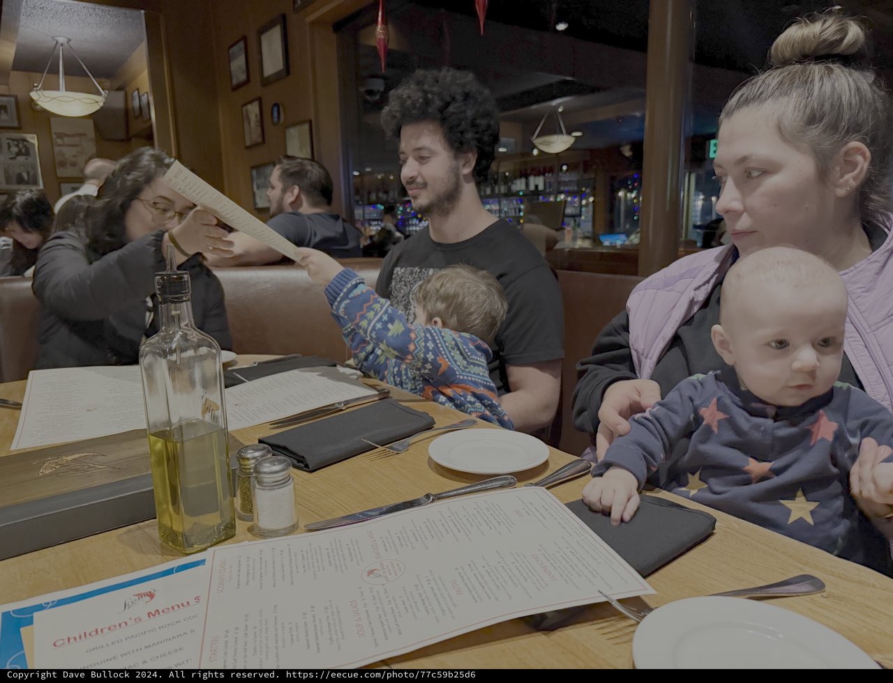 Family Dining Out with Young Children