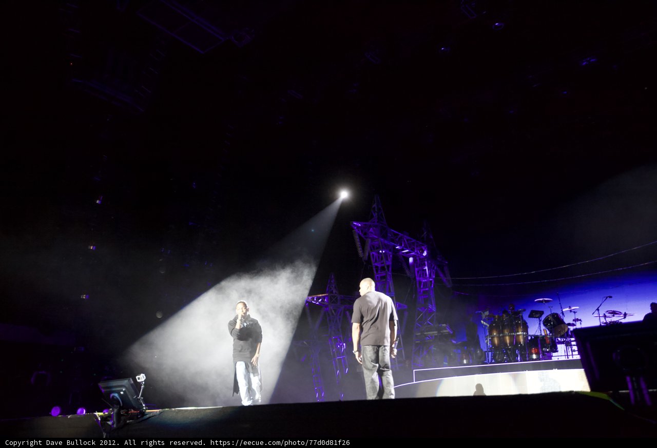 Lit Up on Stage