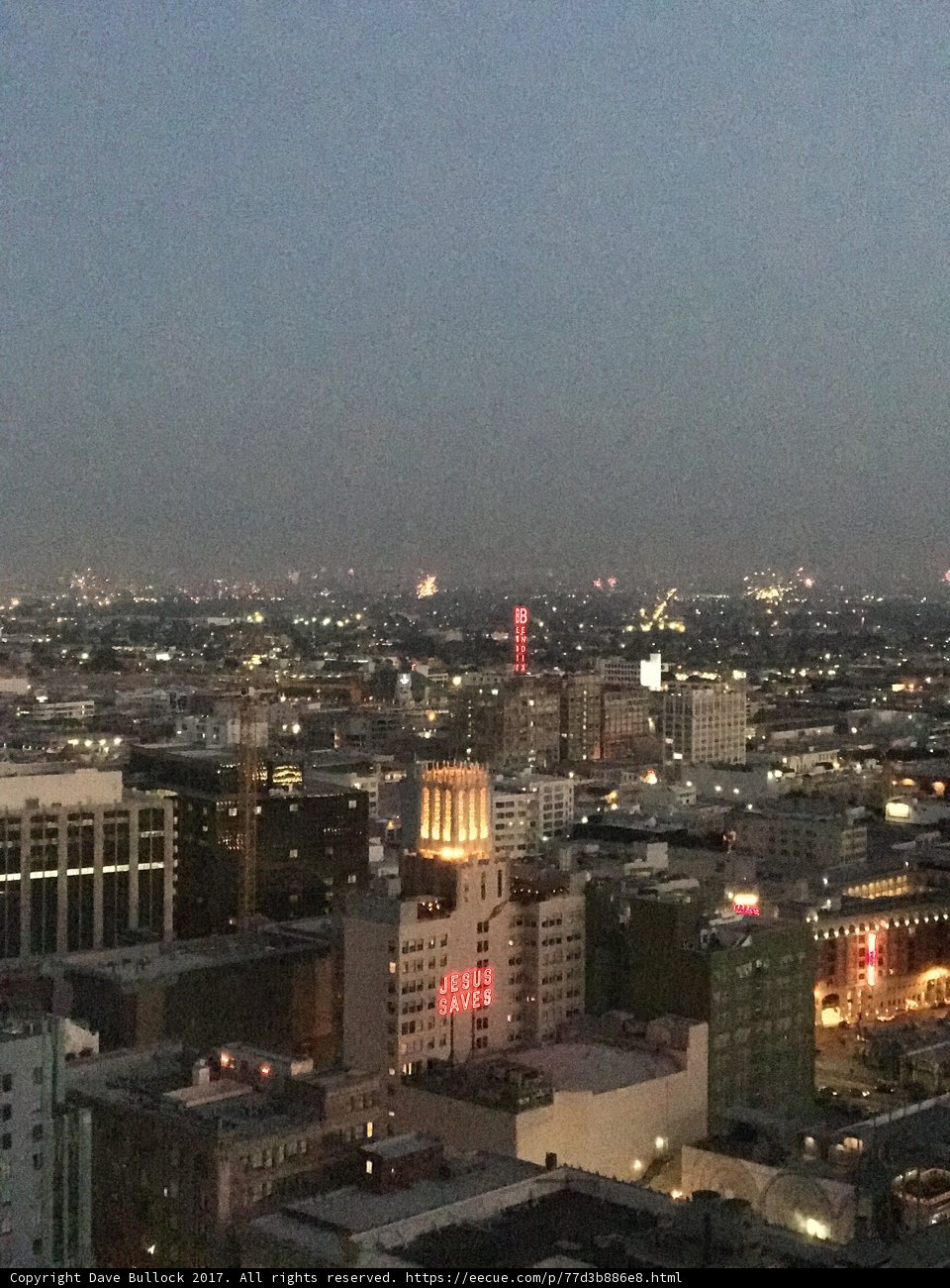 Nighttime Skyscraper Views
