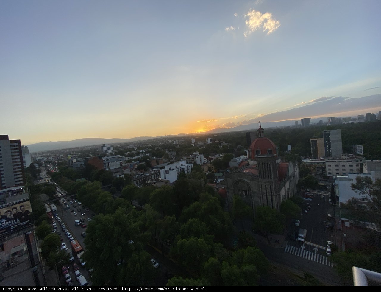A Beautiful Metropolis Sunset