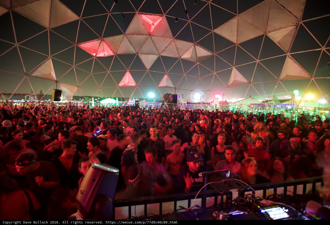 Nightlife at Coachella Music Festival