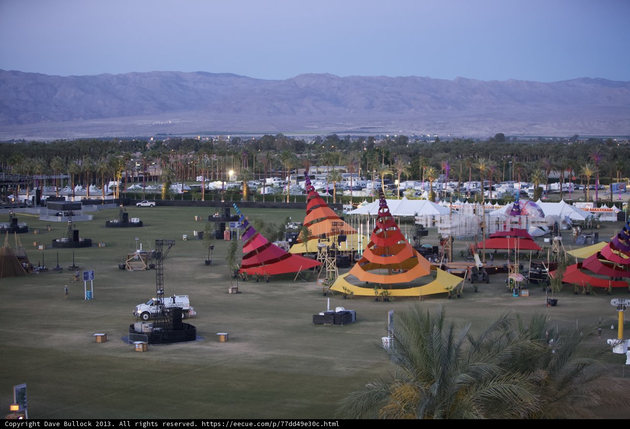 Tent Village in the Field