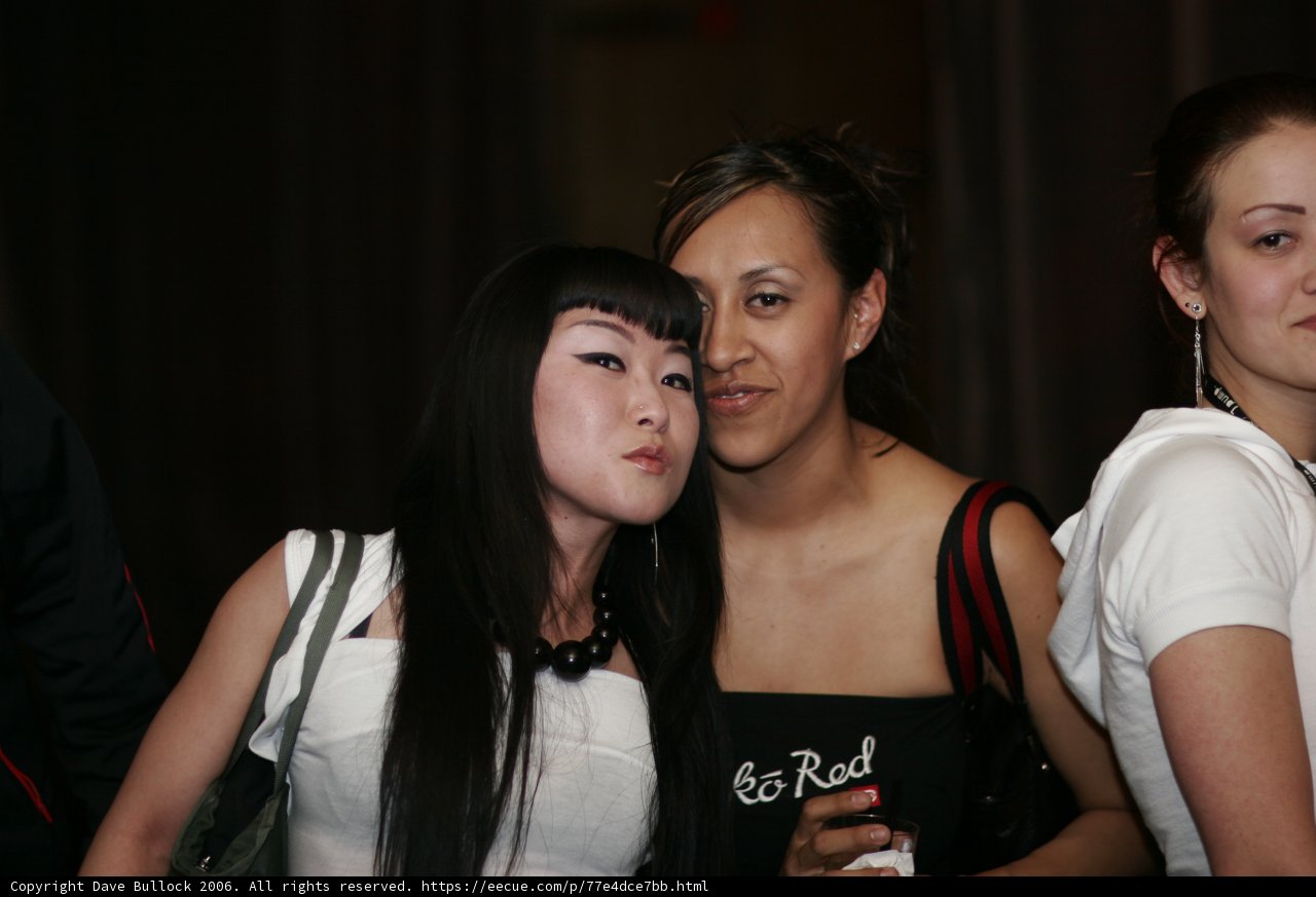 Black-Haired Beauty at the Club