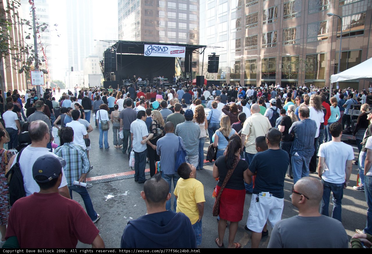 City Streets Overflow with People