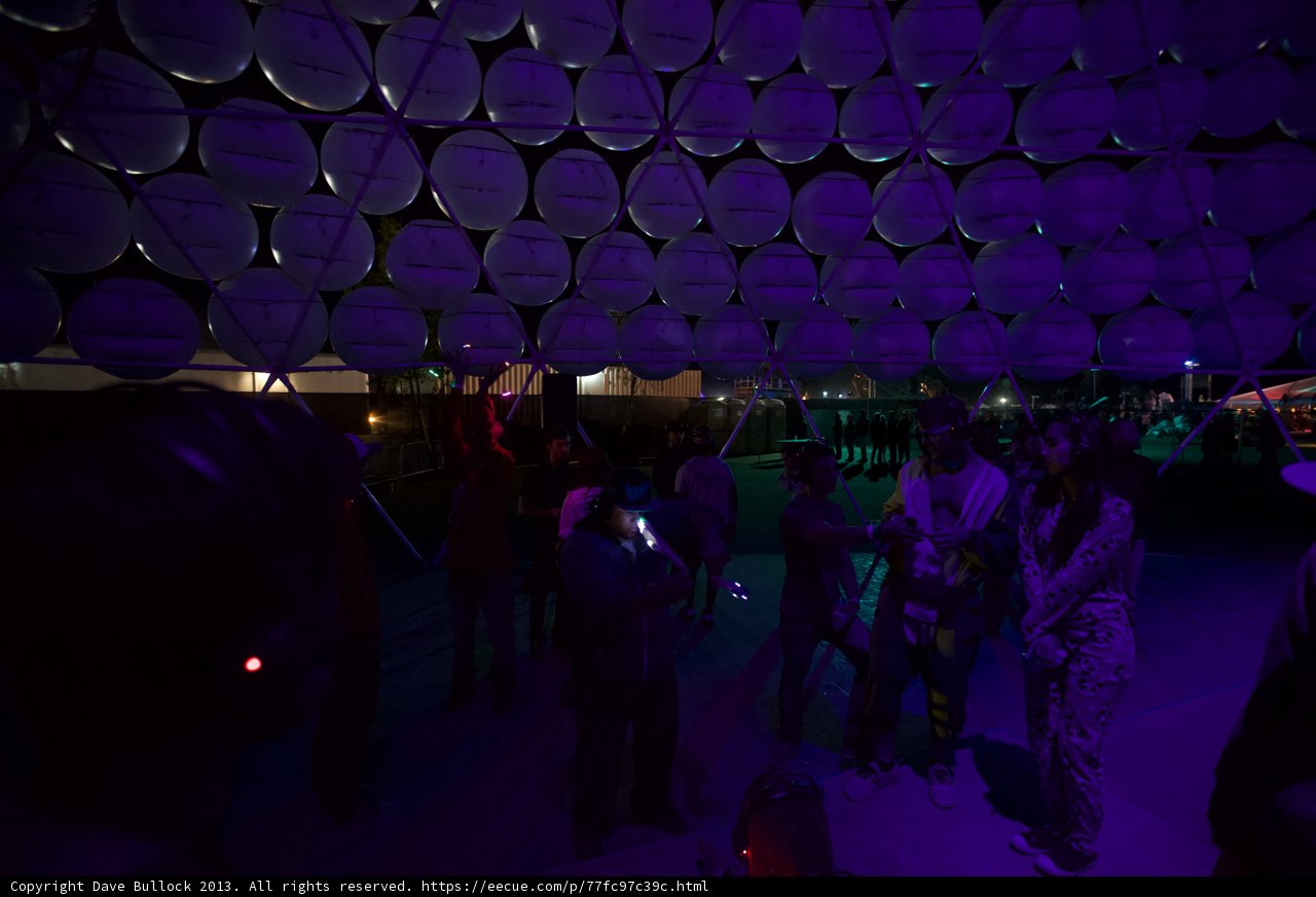 Clubbing under Purple Lights