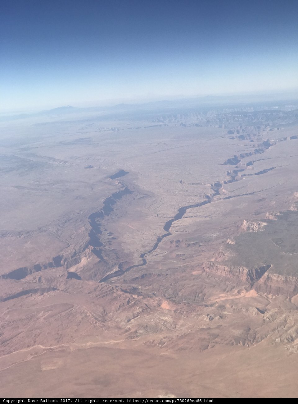 Aerial View of a Desert Landscape