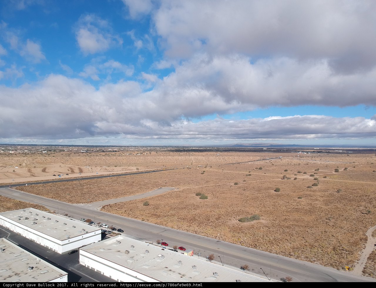 Overlooking the Mojave Desert