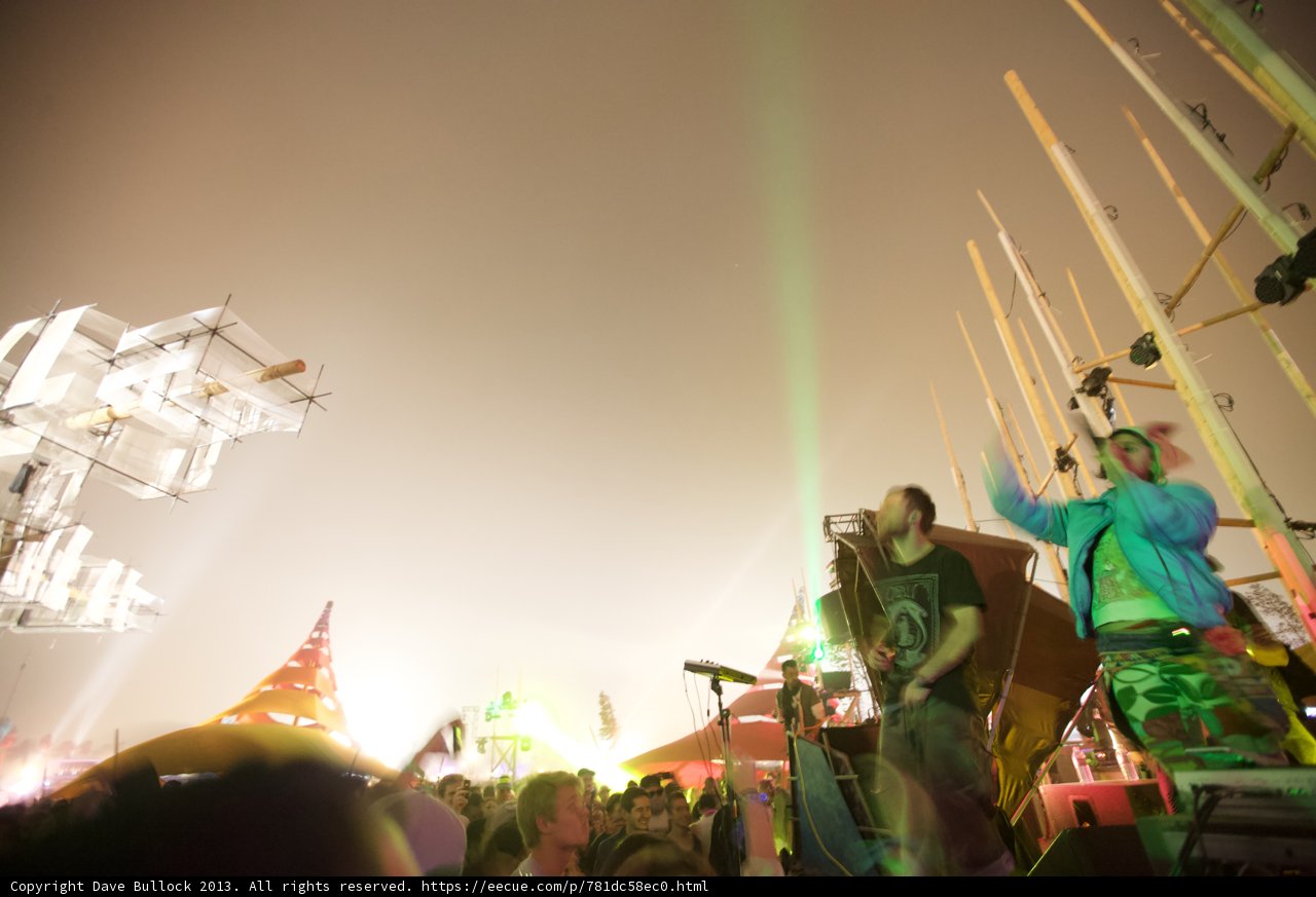 Light Show Extravaganza at Coachella Concert