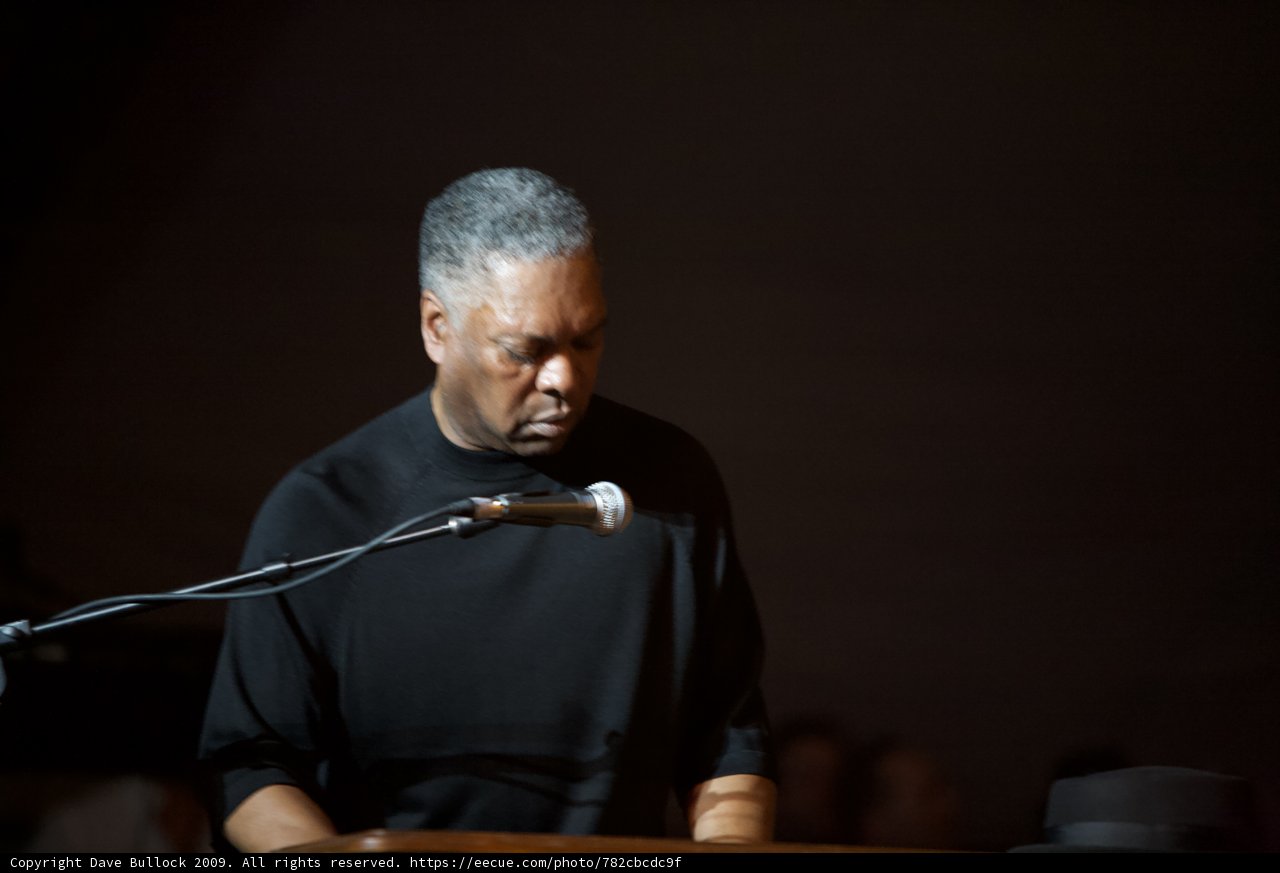 Booker T. Jones and his keyboard at Coachella 2009