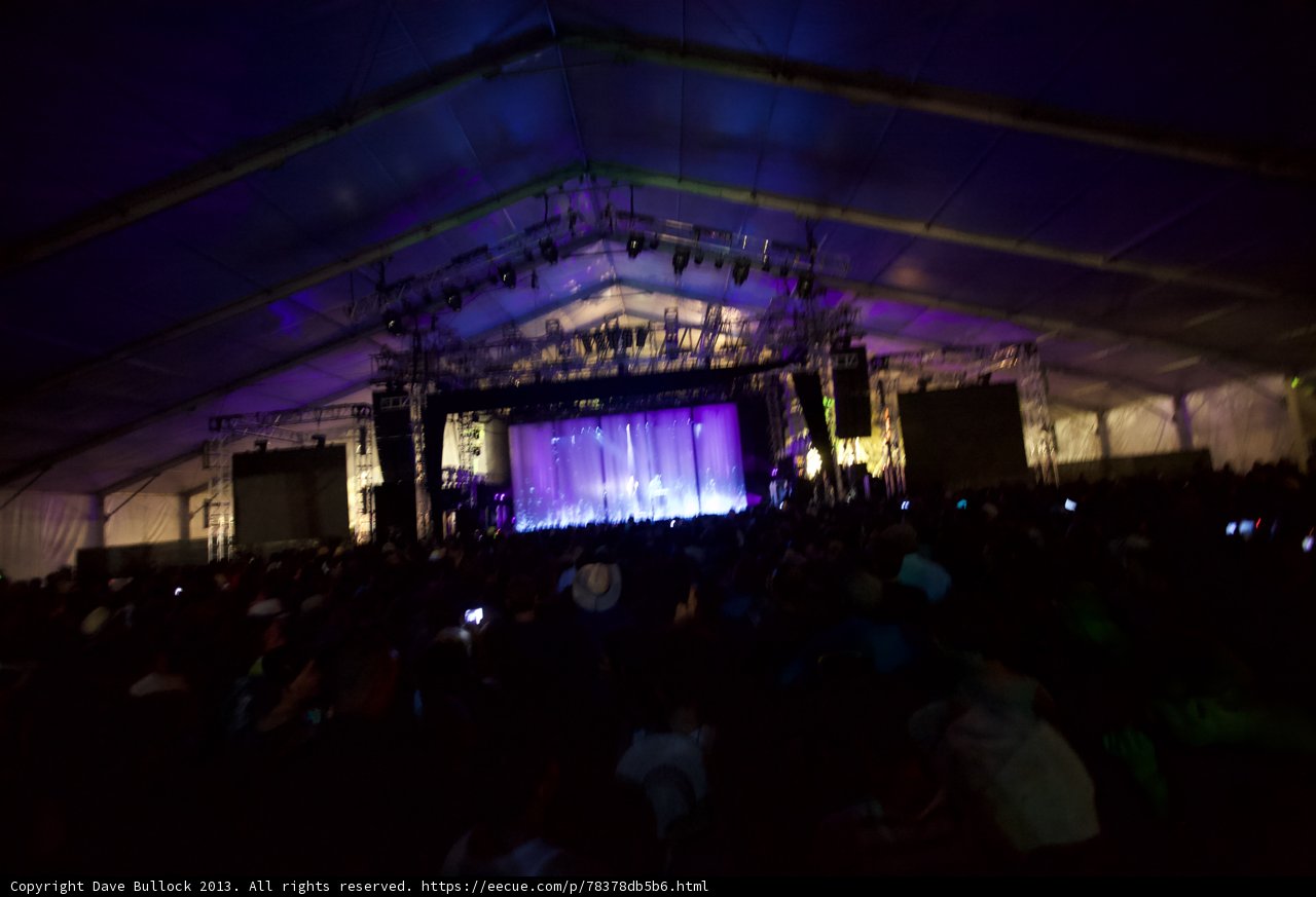 Stage Lights and Crowds