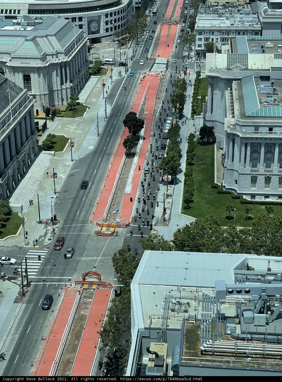 Aerial View of Cityscape in San Francisco