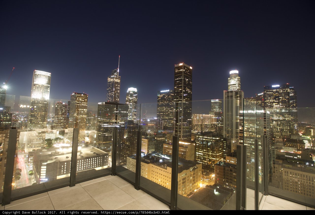 Night Skyline from Rooftop