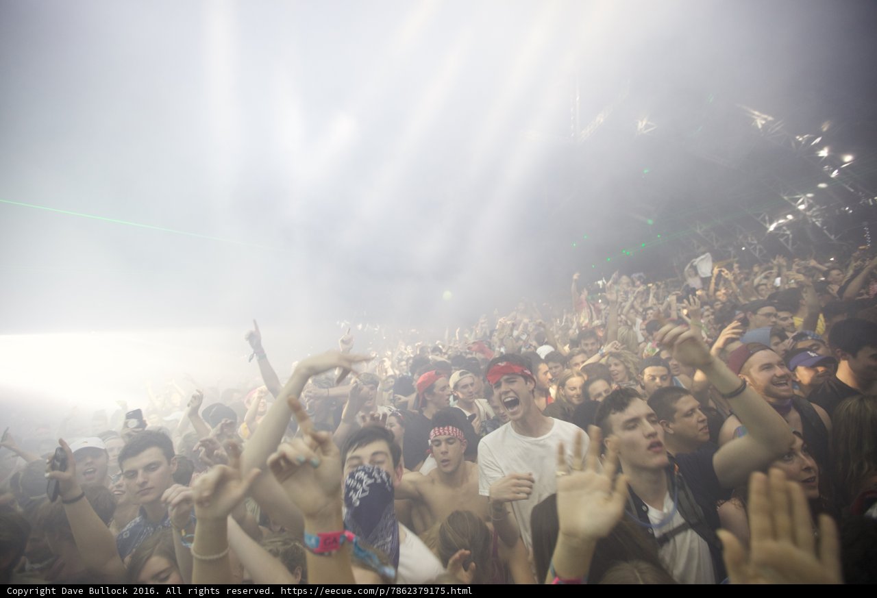 A Sea of hands at Coachella