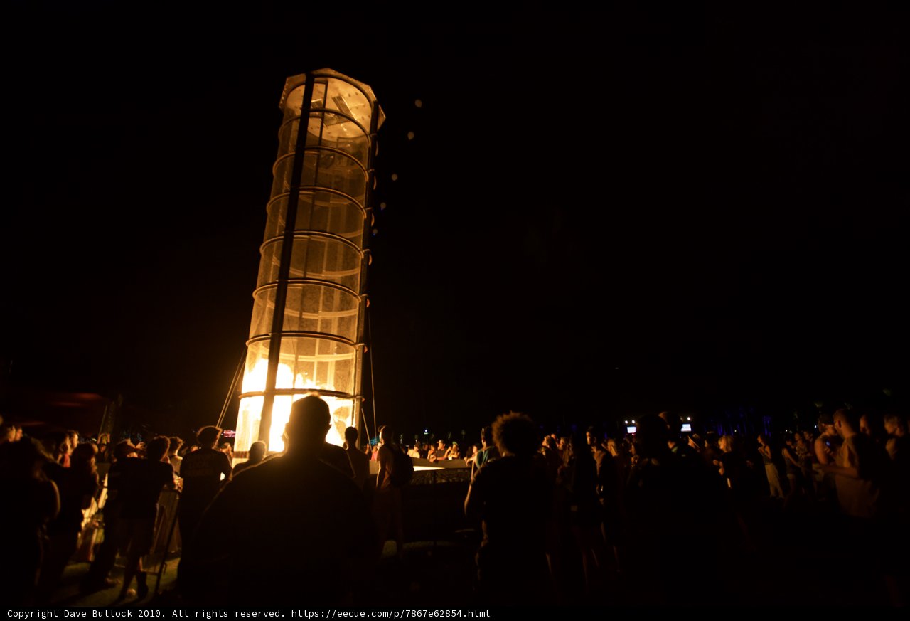 Nighttime Vigil around the Fire