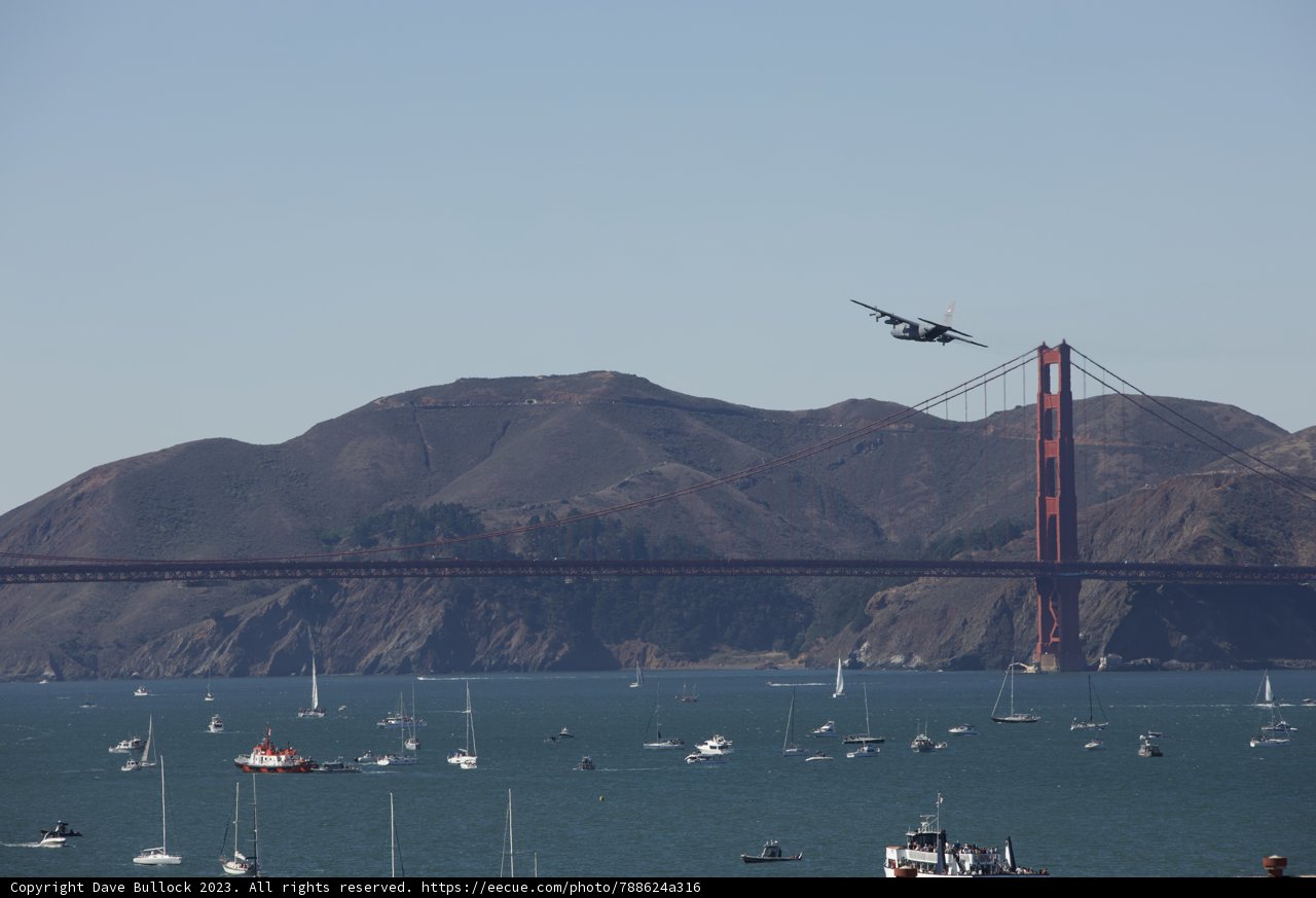 Fleet Week Air Show Over The Bay Bridge