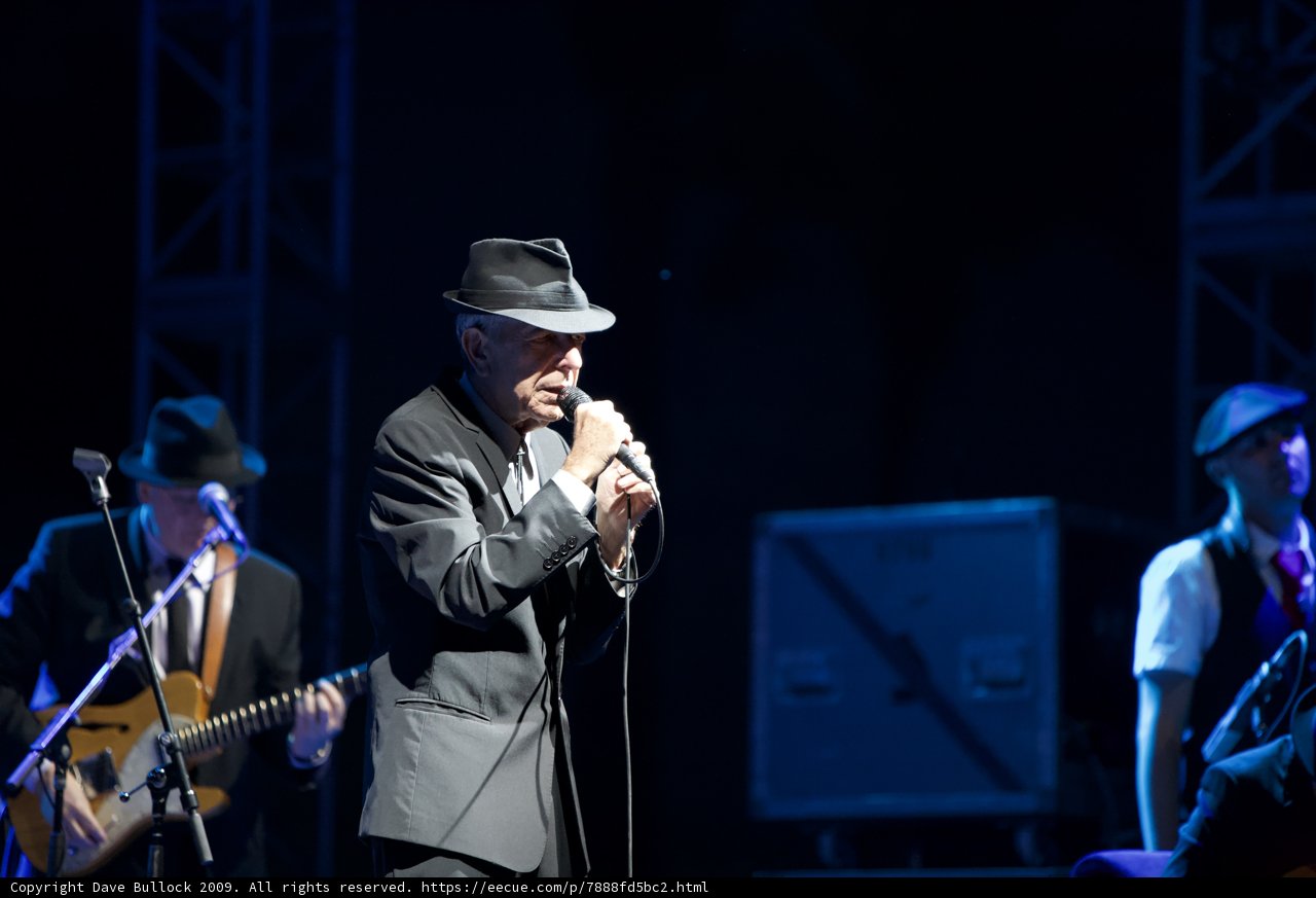 Leonard Cohen Rocks the Crowd at Coachella 2009