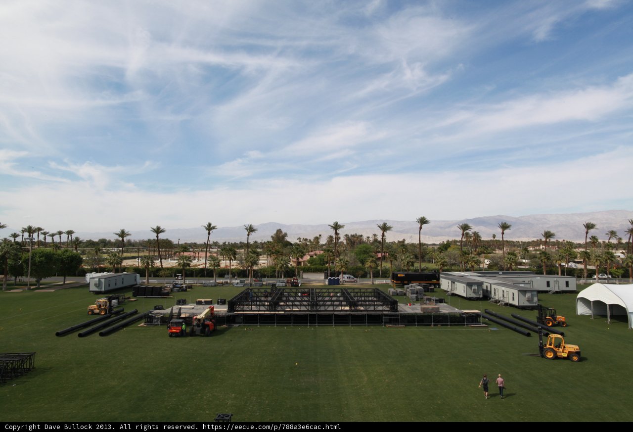 Stage in a Field
