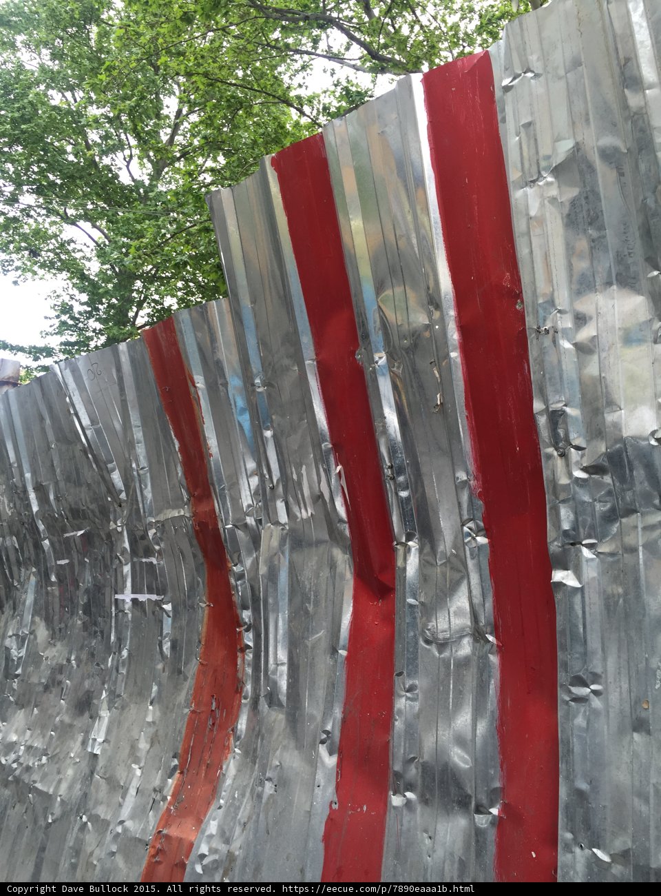 Corrugated Metal Art Wall