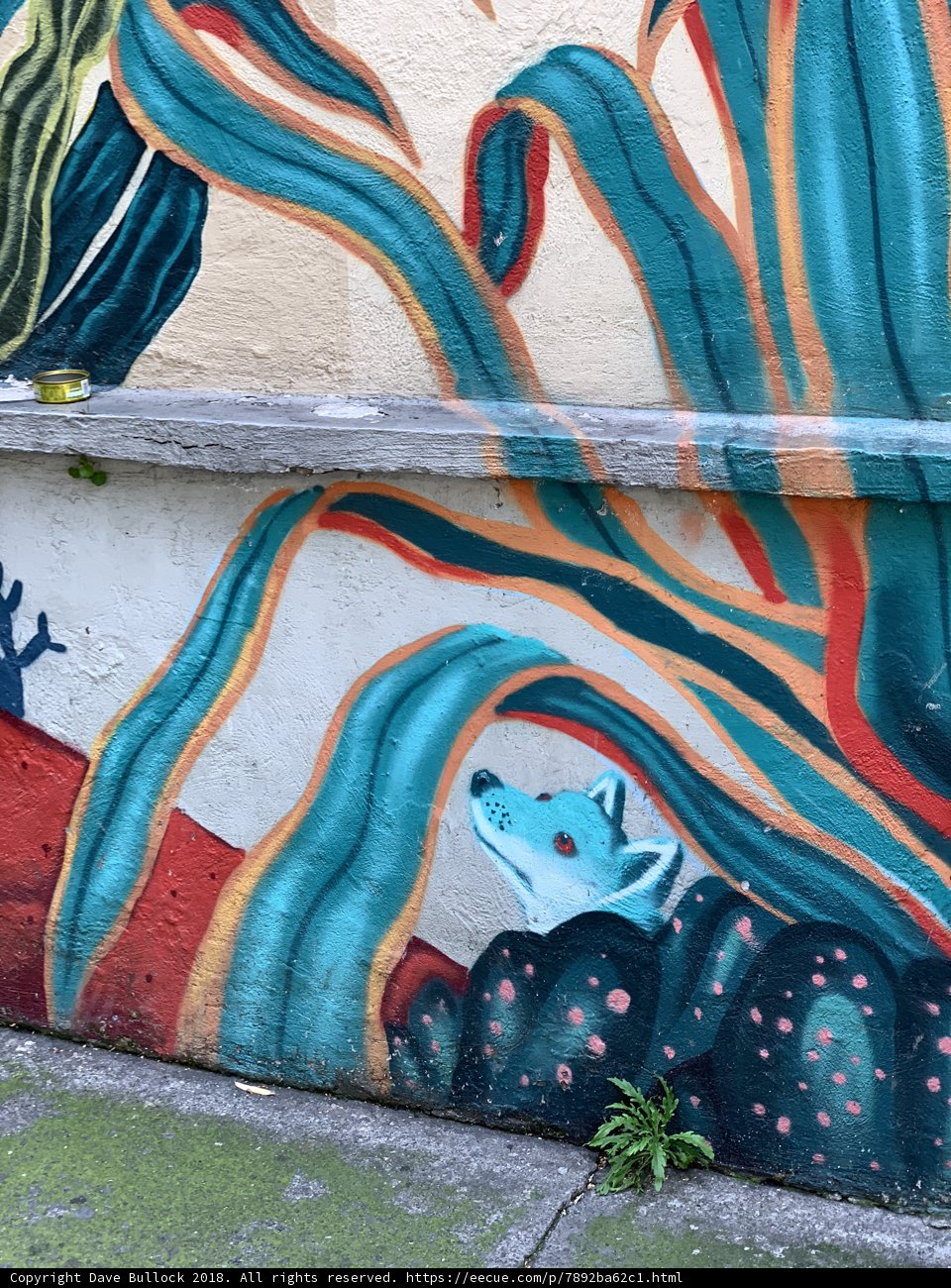 Vibrant Mural Brightens Up Cityscape