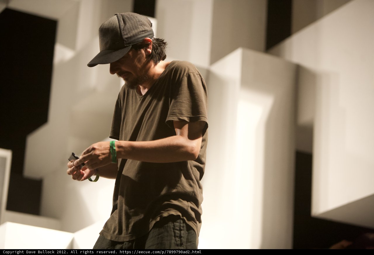Amon Tobin Rocks the Stage in a Baseball Cap