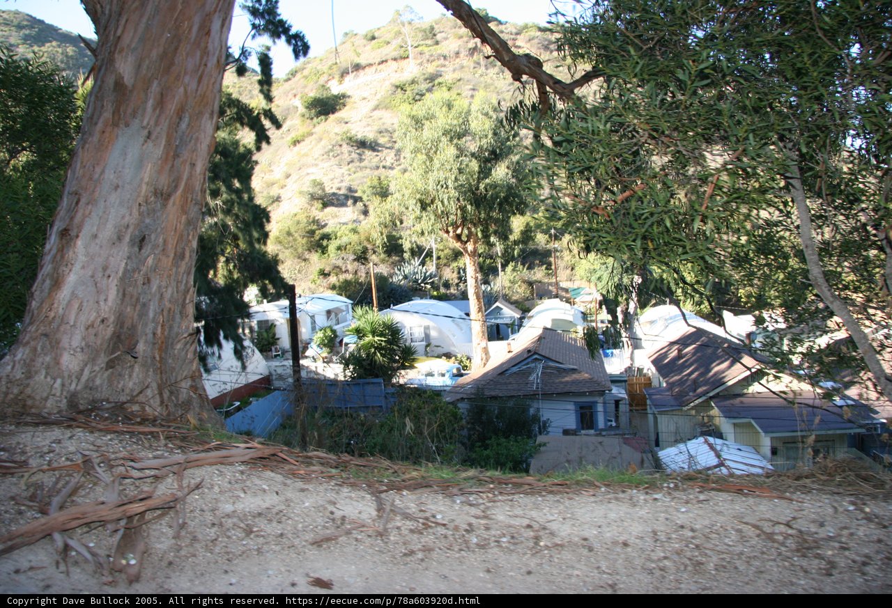 Serene Neighborhood View from Hilltop