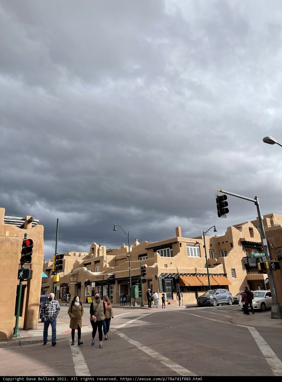 Urban Walkers in Santa Fe Plaza