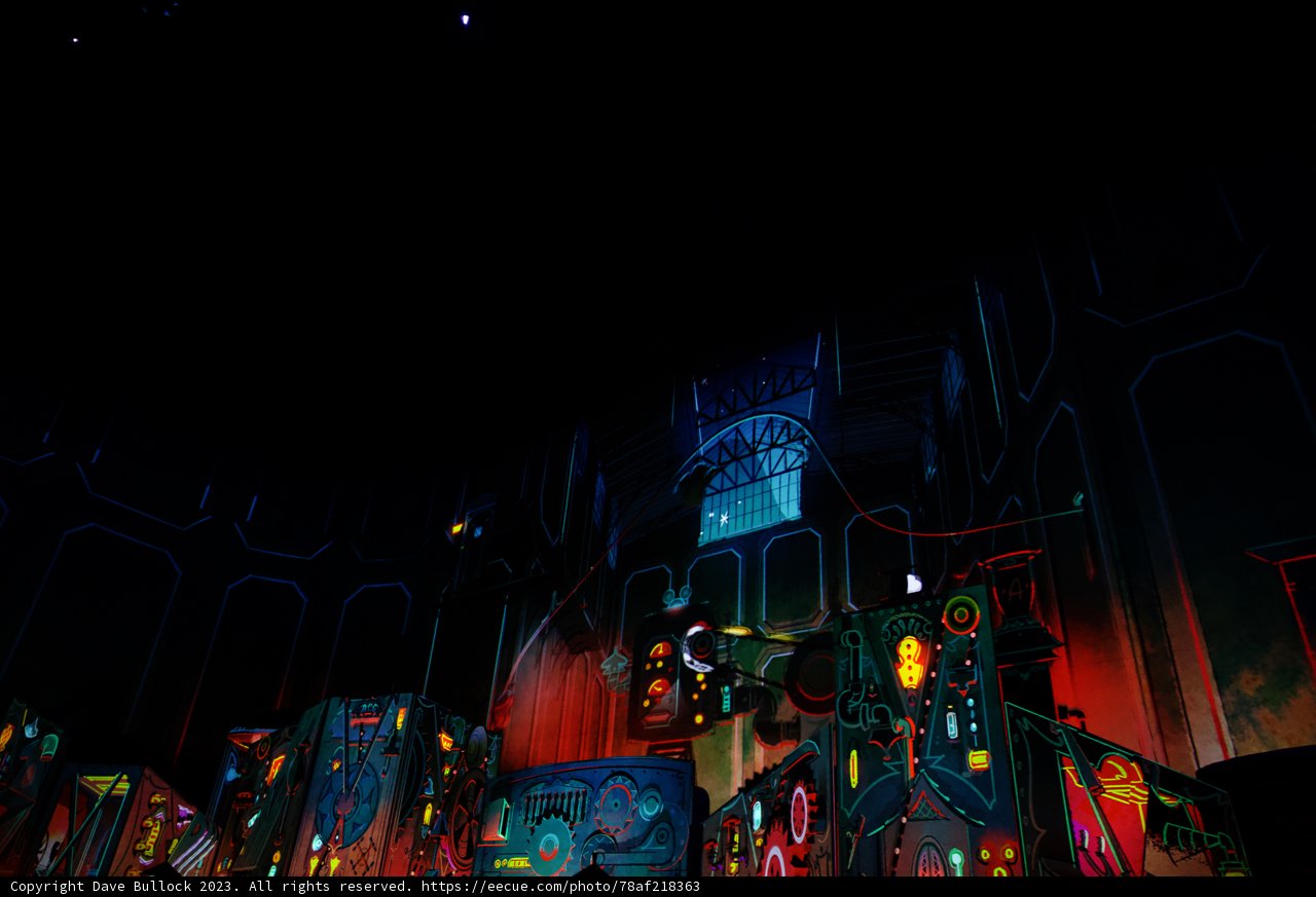 The Electric Night of Urban Artistry