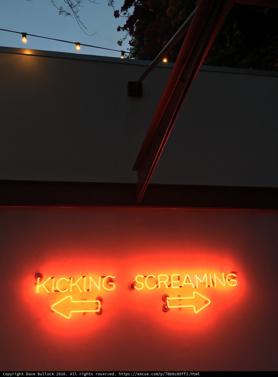 Kicking and Screaming