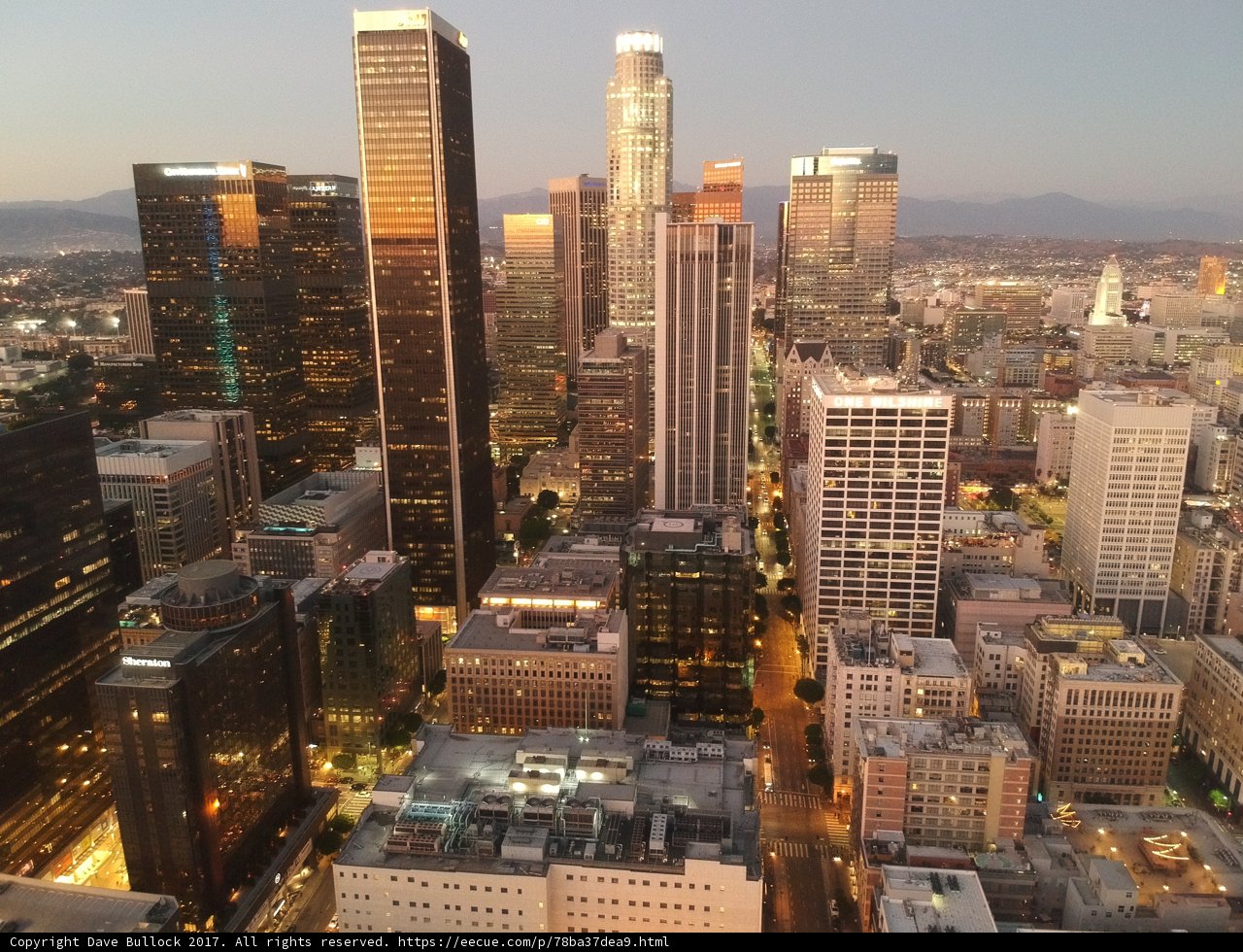 Overlooking Los Angeles