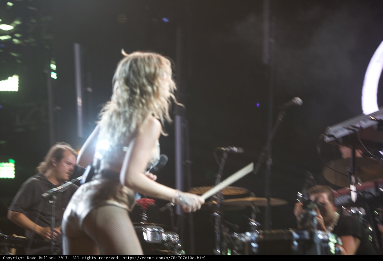 Bikini Drummer Rocks Coachella Stage
