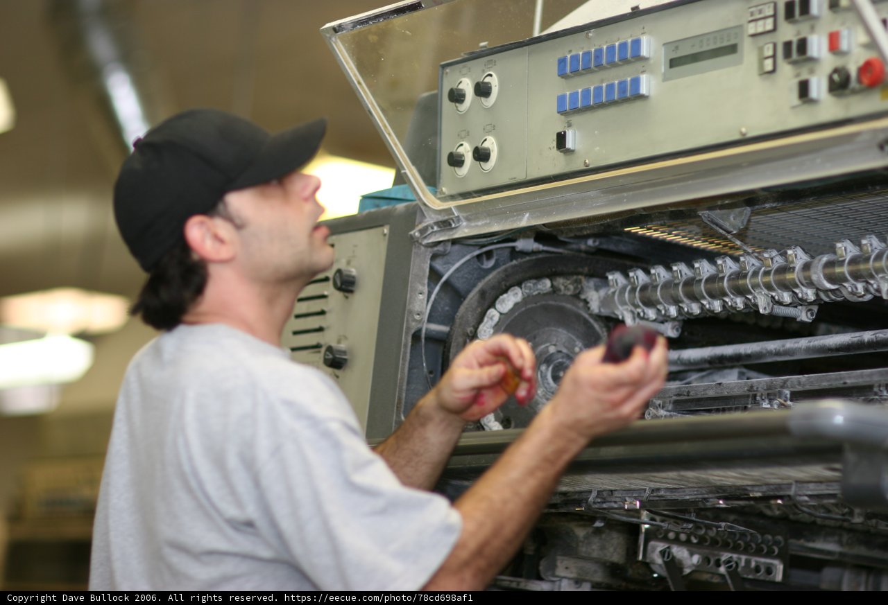 Rotor-man hard at work