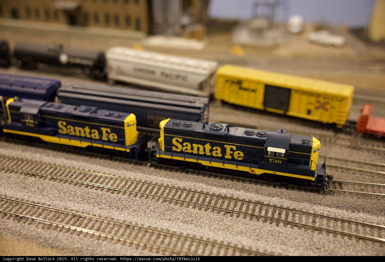 Miniature Marvel: Santa Fe on the Tracks