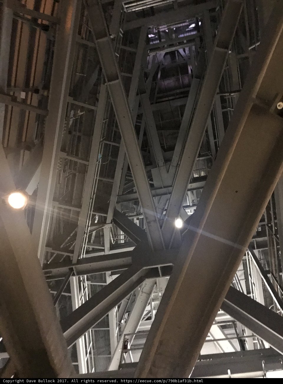 Illuminated Industrial Fortress