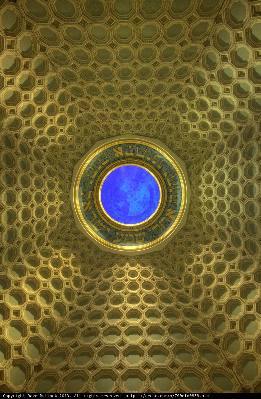 Patterns and Accessories of Capitol Building Ceiling