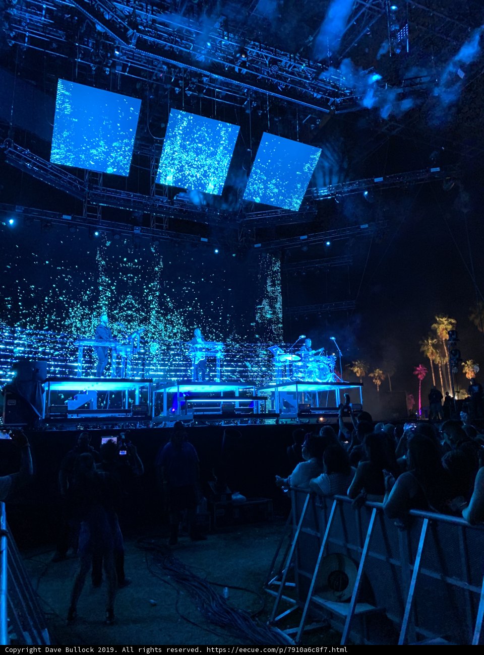 Rocking Under the Blue Lights
