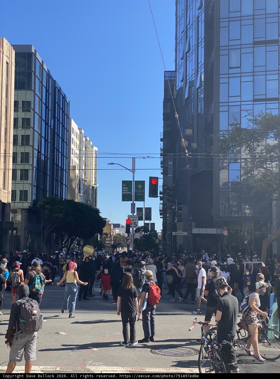 Urban Metropolis Crowd in San Francisco