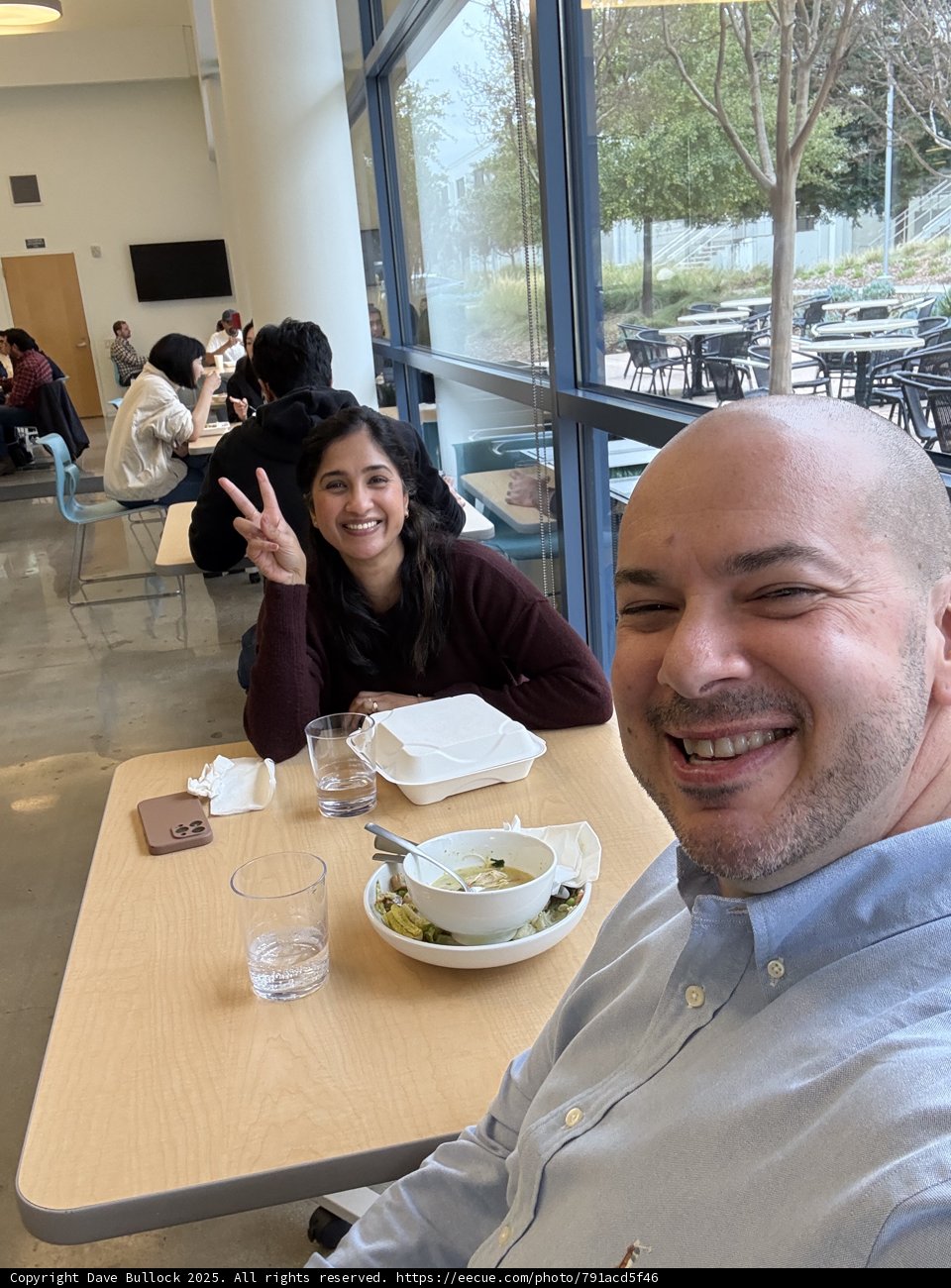 Lunchtime Smiles at the Café