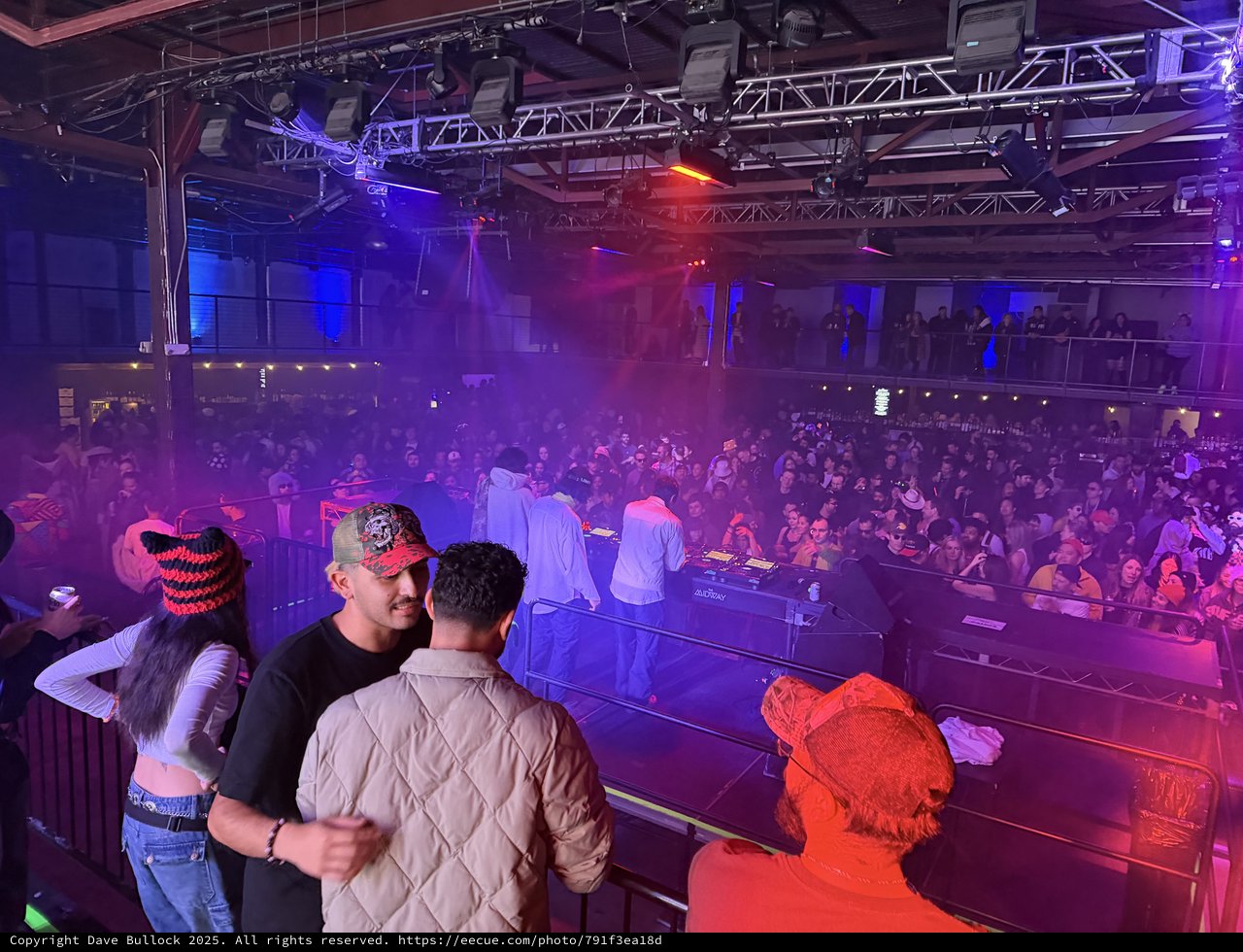 VIP View of Electronic Music Concert Event
