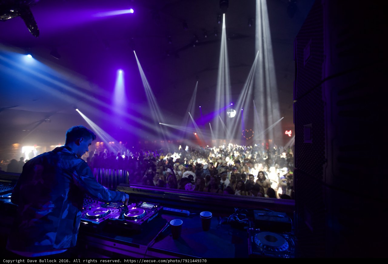 DJ Lights Up the Night at Coachella