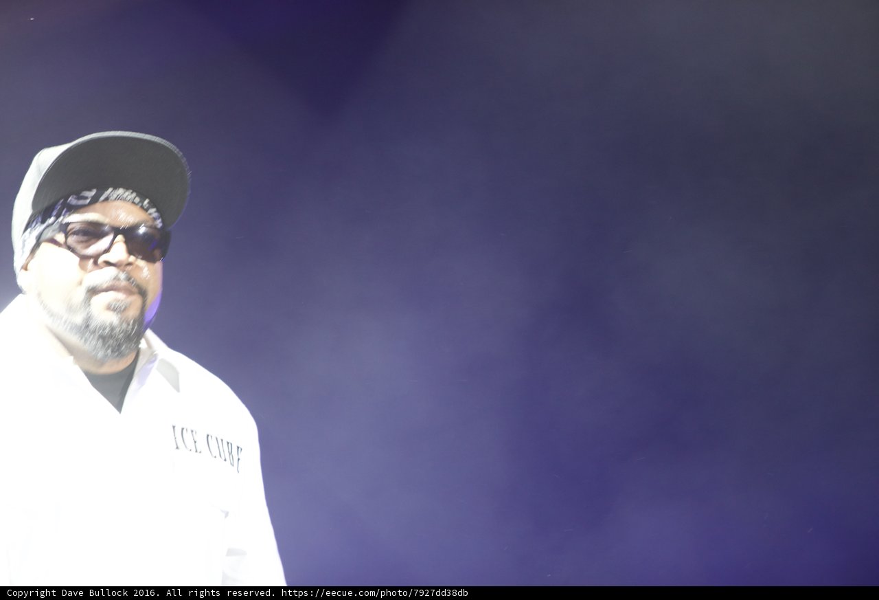 Ice Cube Rocks Coachella Stage in Signature Hat and Sunglasses