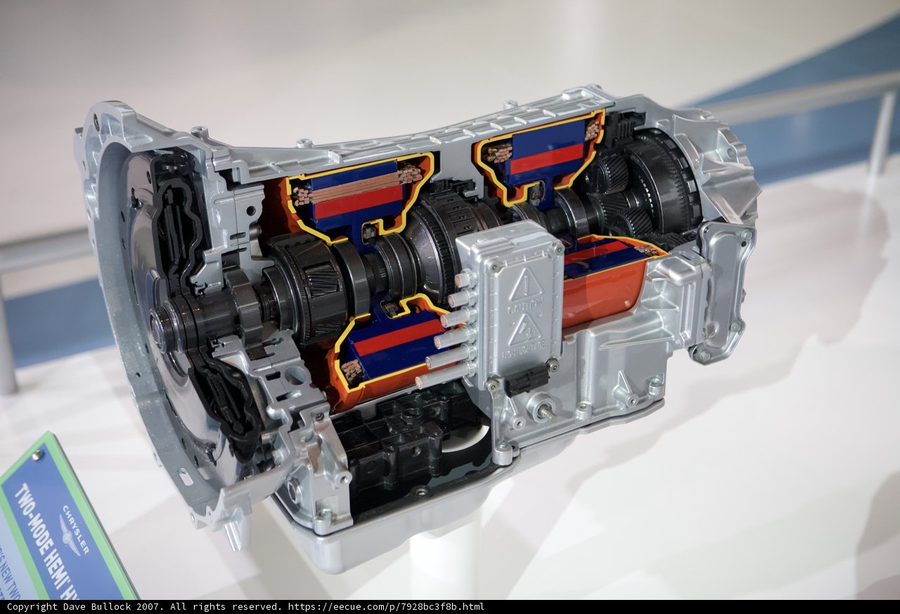 Display of the Transmission in a Car at the 2007 LA Auto Show
